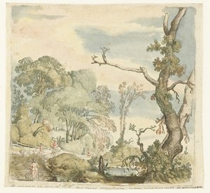 Landschaft mit Bäumen