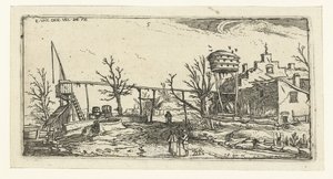 Landschaft mit einer Brauerei Landschaften (Serientitel) von Esaias van de Velde