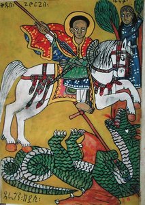 W.951 fol.78r St. Georg und der Drache, aus 