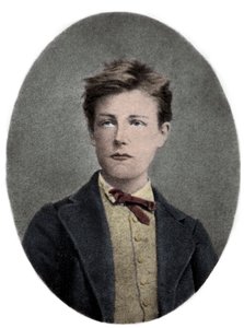 Arthur Rimbaud, französischer Dichter und Abenteurer - Porträt von Arthur Rimbaud (1859-1891) im Alter von 17 Jahren. Fotografie von Carjat von Etienne (after) Carjat