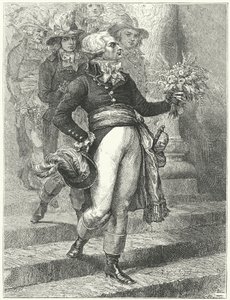 Maximilien Robespierre am Tag des Festes des Höchsten Wesens von Etienne (after) Ronjat