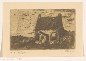 Häuschen in Ter Heijde bei Den Haag von Etienne Bosch (signed by artist)