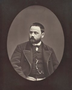 Émile Zola, französischer Romanautor, Dramatiker und Journalist, 1840-1902, ca. 1876 von Etienne Carjat