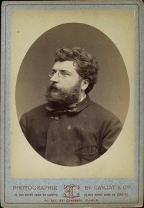 Georges Bizet, französischer Komponist und Pianist, 1870er Jahre von Etienne Carjat
