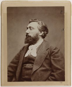 Léon Gambetta (1838-1882), Rechtsanwalt und Politiker. von Etienne Carjat