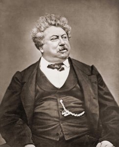 Porträt von Alexandre Dumas Père von Carjat. von Etienne Carjat