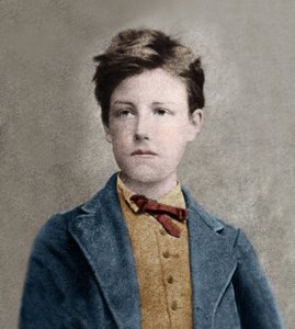 Porträt von Arthur Rimbaud (1859 - 1891), basierend auf einem Foto von Carjat