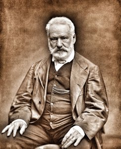 Porträt von Victor Hugo nach Etienne Carjat - Digital gereinigtes Bild von Etienne Carjat