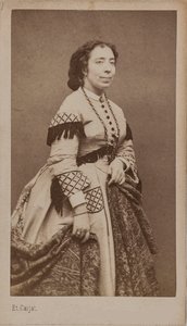 Porträt der Sängerin und Komponistin Pauline Viardot 1821-1910, zwischen 1860 und 1865 von Etienne Carjat