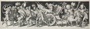 Kämpfe und Triumphe, wahrscheinlich 1560er Jahre von Etienne Delaune