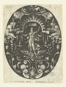 Jupiter mit seinem Adler zu seinen Füßen von Etienne Delaune