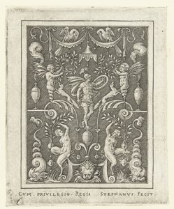 Mars Vlakdecoraties mit Götterfiguren in einem Rahmen von Grotesken (spätere Version) (Serientitel)