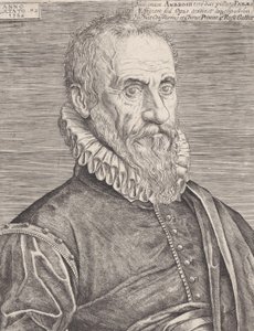 Porträt von Ambroise Paré, dem Chirurgen des Königs, 1582 von Etienne Delaune