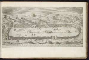 Circus von Maxentius in Rom von Etienne Duperac
