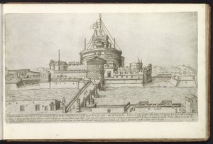 Engelsburg und die Engelsbrücke in Rom