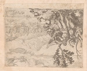 Landschaft mit Merkur, der Argus tötet