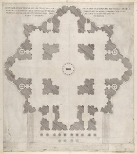 Speculum Romanae Magnificentiae: Plan von St. Peter, 1569