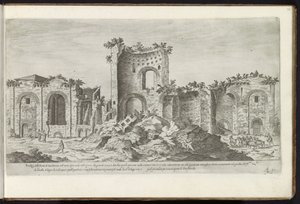 Thermen des Konstantin in Rom (Bouwwerken uit de oudheid) von Etienne Duperac
