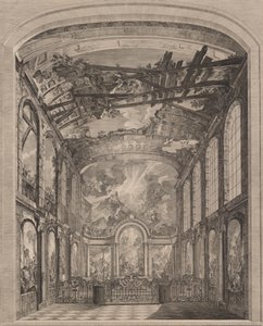 Innenansicht der Enfants Trouvés, 1759
