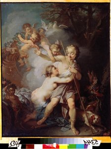 Venus und Adonis von Étienne Jeaurat