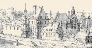 Martellange, Ansicht von Paris 1620 – Ashmolean Museum (Detail mit Hôtel de Nevers)