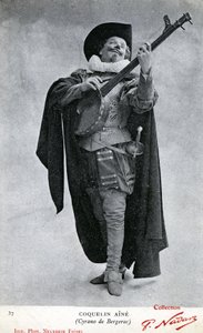 Constant Poppy alias Coquelin aîné (1841 - 1909) fotografiert im Kostüm von Cyrano de Bergerac (Foto) von Etienne Neurdein