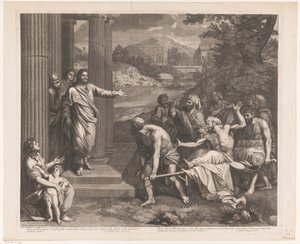 Christus heilt den Gelähmten von Etienne Picart