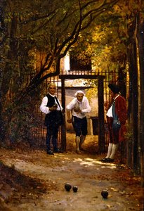Boules spielen von Etienne Prosper Berne Bellecour