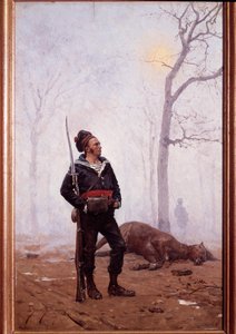 Soldat der Marineinfanterie im Jahr 1876 von Etienne Prosper Berne Bellecour