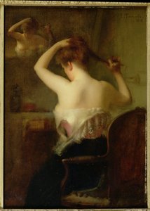 Frau, die ihr Haar richtet, 1903