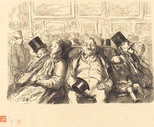 Ausstellung der Schönen Künste - Im quadratischen Salon - Ein Moment der Ruhe