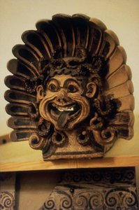 Antefix in Form eines Gorgonenhauptes von Etruscan