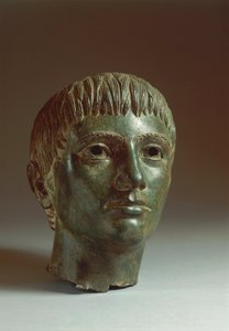 Bronzekopf eines Jugendlichen, etwa 330 v. Chr.