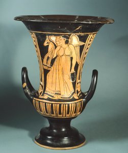 Kalyx-Krater des Berkeley-Malers (Detail) von Etruscan