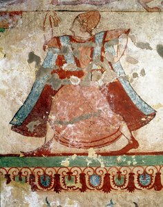 Tänzerin mit langer Tunika (Detail)