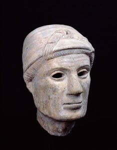 Kopf einer alten Frau, aus Cerveteri
