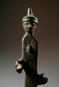 Haruspex, Bronzeskulptur, 3. Jahrhundert v. Chr. von Etruscan Etruscan