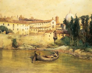 Italien, Rom, altes Santo Spirito Krankenhaus in Sassia von Ettore Roesler Franz