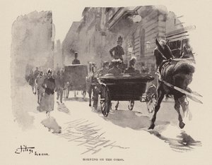 Morgen auf dem Corso von Ettore Tito