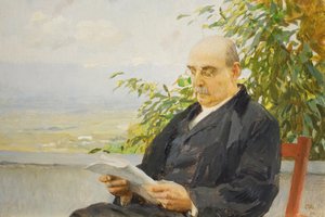 Porträt von Corrado Ricci von Ettore Tito