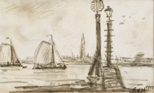 Segelschiffe auf der Schelde