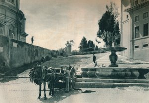 Hinter dem Vatikan in der Nähe der Museen und der Münze, Rom, Italien, 1927