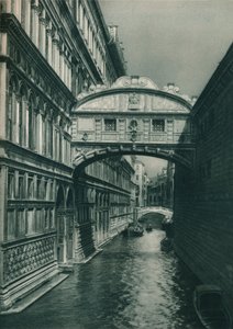 Seufzerbrücke, Venedig, Italien, 1927 von Eugen Poppel