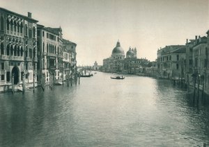 Canal Grande und Kirche Santa Maria della Salute, Venedig, Italien von Eugen Poppel