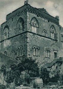 Haus aus der Zeit der islamischen Herrschaft, Taormina, Sizilien, Italien