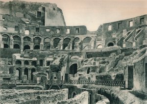 Innenraum des Kolosseums, Rom, Italien, 1927