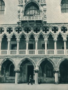 Teil des Dogenpalastes, Venedig, Italien, 1927