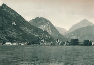 Riva del Garda vom Gardasee, Italien, 1927 von Eugen Poppel