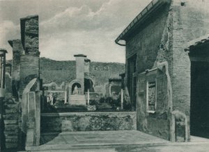 Straße zum Forum hinauf, Pompeji, Italien