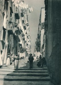 Straße in den Vororten, Neapel, Italien, 1927